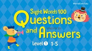 Sight Words 100 LEVEL1 Lesson 1  Brian Stuart QampA 0105 0215 [upl. by Eesac]