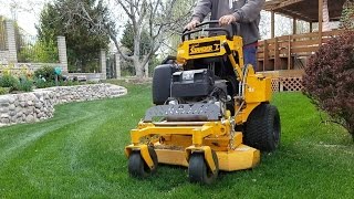 WRIGHT STANDER B 36INCH MOWER [upl. by Enobe]