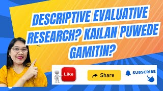 VL40 Descriptive Evaluative Research [upl. by Imat]