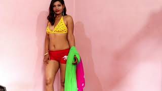 how to wear saree Ultra low waist without blouse [upl. by Vallo]