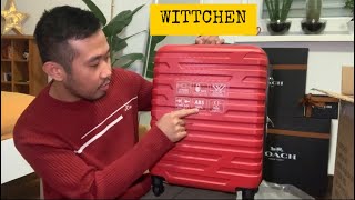 WITTCHEN Wheeled Suitcase Red Unboxing and Review  Bryan Genetiano [upl. by Larissa]