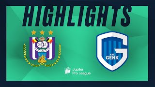 RSC Anderlecht  KRC Genk moments forts [upl. by Neztnaj]