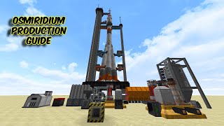 Osmiridium Production Guide  HBMs Nuclear Tech Mod  How to obtain Osmiridium in Minecraft [upl. by Eresed]