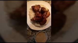 Cuisses de poulets au vinaigre de cidre et sauce [upl. by Ahsin]