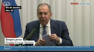 Russia Does Not Want to See a Nuclear War Lavrov Says [upl. by Celesta]