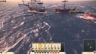 Total War ROME II – Naval Warfare [upl. by Dorrahs]