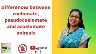 Differences between coelomate pseudocoelomate and acoelomate animalsWBCS 2019 Zoology Paper1Q1b [upl. by Sidney]