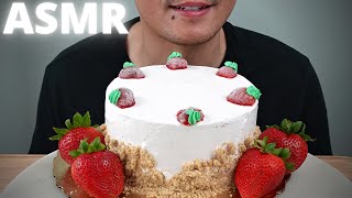 ASMR  Cold Stone Creamery  Red Velvet Cake  Strawberry Ice Cream  The Hangry Mole [upl. by Hterrag]