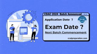 CDAC 2024 Batch Announced  CCAT Preparation 2024 [upl. by Mindy]