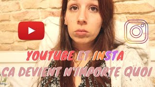 YOUTUBE ET INSTAGRAM ÇA DEVIENT NIMPORTE QUOI  ELYROSE VLOG [upl. by Skye]