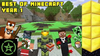 Best Bits of Achievement Hunter  Minecraft  Year 1 [upl. by Yojal556]