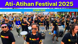 ATIATIHAN FESTIVAL 2025  OPENING SALVO  KALIBO AKLAN PHILIPPINES 🇵🇭 [upl. by Lehcear689]