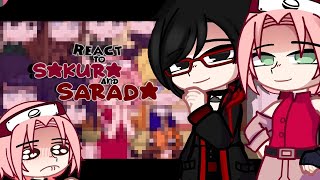 •Naruto Friends React to Sakura End Sarada•×🇧🇷🇺🇸🇪🇦🇯🇵SASUSAKUComplete💯 [upl. by Anema]