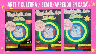 ¡Un afiche con emoción Arte y Cultura SEM 8 3º4º Y 5ºAPRENDO EN CASA [upl. by Bal]