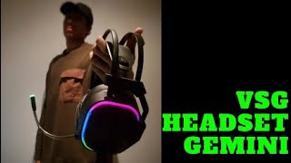 VSG HEADSET GEMINI UNBOXING Y REVIEW [upl. by Latsyc313]