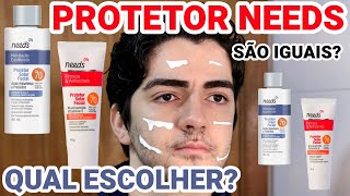 COMPARATIVO PROTETOR SOLAR FACIAL NEEDS HIDRATAÇÃO EQUILIBRADA OU FIRMEZA E ANTISSINAIS [upl. by Orva]