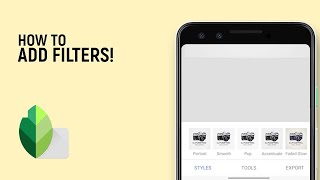 How to Use Filters in Snapseed EASY [upl. by Yroggerg]