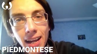 WIKITONGUES Simon speaking Piedmontese [upl. by Lil]