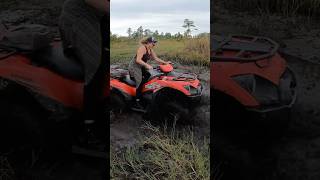 KAWASAKI BRUTE 750 “LOCK YOUR FRONT DIFF”shorts subscribe like kawasaki offroad atv mud 4x4 [upl. by Jehu]