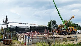 BahnPressekonferenz Rheintalbahn unterbrochen Tunnelbohrer verloren [upl. by Illa]