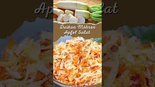 Daikon Rettich Möhren Apfel Salat Rezept [upl. by Ellie770]