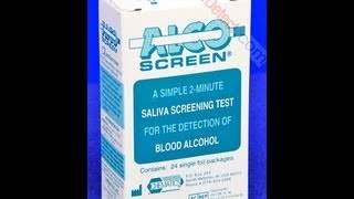 AlcoScreen Alcohol Test Video Instructions Procedure [upl. by Llevrac601]