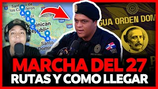 COMO LLEGAR GRATIS A LA MARCHA DE LA ANTIGUA ORDEN DOMINICANA 27 OCT ANGELO VASQUEZ [upl. by Leiuqeze]