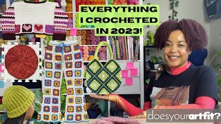 My Completed Crochet Makes of 2023  Does Your ArtFit [upl. by Robi916]