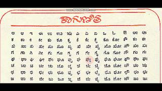 kannada kagunita  Writing and Pronunciation [upl. by Kared435]