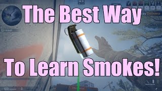 The BEST Way To Learn Smokes in CSGO [upl. by Mayman12]