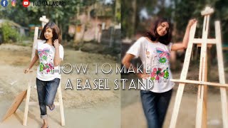 Making Easel Stand  How to Assemble wooden easel stand  Making a simple easy drawing stand [upl. by Mercier]