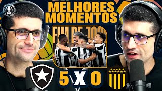 BOTAFOGO aplica GOLEADA HISTÓRICA na Libertadores [upl. by Nevla]