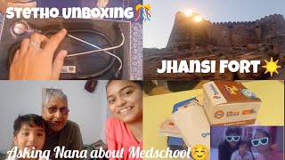 Short trip to shop for Medical College🛍️🛒 Unboxing Stethoscope 🎊  Vlog4 neet2021 neet2022 mbbs [upl. by Raphael]