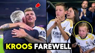 Toni Kroos EMOTIONAL Farewell at Bernabeu With Real Madrid Players amp Fans [upl. by Emilie677]