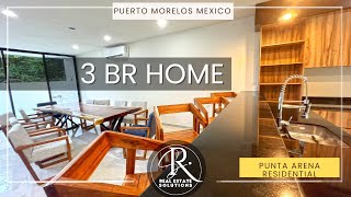 Puerto Morelos Rexico Real Estate NEW house for sale [upl. by Brunhilda409]