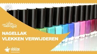 Nagellak Vlekken Verwijderen  De Gouden Raad Van Tante Kaat [upl. by Anaugahs]