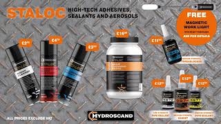 Hydroscand UK  New Year Offers On Staloc HighTech Adhesives [upl. by Lilak]