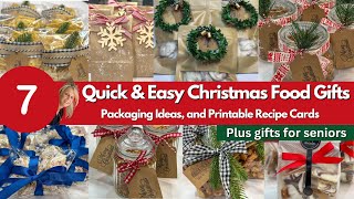 Easy Christmas Food Gifts  7 Favorites Anyone Would Love  2023 [upl. by Ruthe]