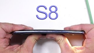 Galaxy S8 Durability Test  Scratch Burn and BEND tested [upl. by Madoc]