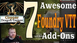 7 Awesome AddOn Modules for Foundry Virtual Tabletop Foundry VTT Version 79 [upl. by Hanae]