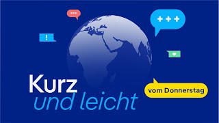 Deutsch lernen mit Videos  Kurz und leicht vom 07112024  mit deutschen Untertiteln [upl. by Krever698]