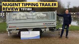 Nugent T3118H Tipper  Tipping Trailer with mesh sides MGW 3500kg 9’115 x 5’105  303cm x 1795 [upl. by Gillan]