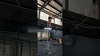 Legless Rope Climb 🔥 ropeclimb sportsinspiration [upl. by Ahsiloc223]