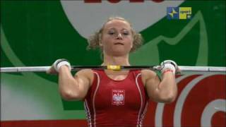 la22enne marzena karpinska SOLLEVA 96KG [upl. by Greenquist]