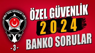 Özel Güvenlik 2024 Sınav Soruları  Özel Güvenlik Sınav Soruları [upl. by Hola274]