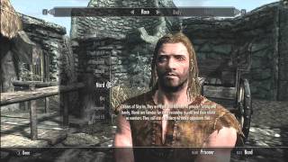 The Elder Scrolls V Skyrim  Opening Scene amp Gameplay [upl. by Josselyn]