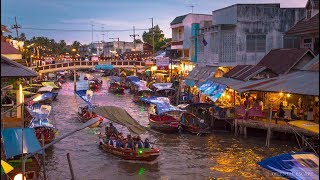 MOST AUTHENTIC THAI FLOATING MARKET AMPHAWA FLOATING MARKET THAILAND [upl. by Mauricio]