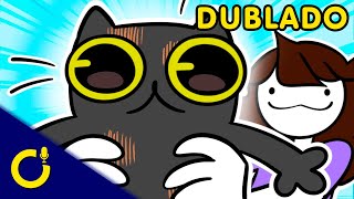 EU PEGUEI UM GATO  OverDub  Jaiden Animations Fandub PTBR [upl. by Boice373]