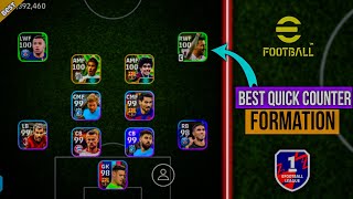 Top 5 Best counter Attack Formation in efootball 2024 Best formation for quick Counter [upl. by Fiona]