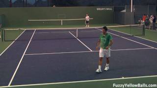 Fernando Verdasco Serves from the Back Perspective in HD [upl. by Ekyt]